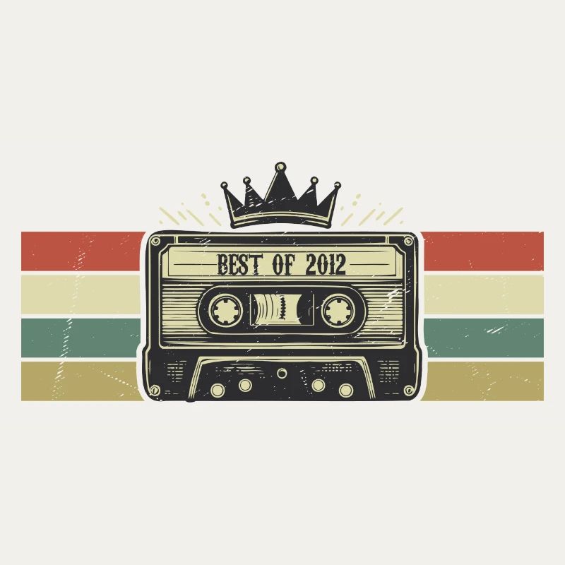 Cassette 2012 - Born In 2012 Birthday Gift