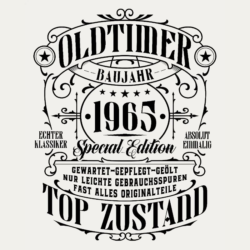 Oldtimer 1965 geboren Geburtstag Geschenk