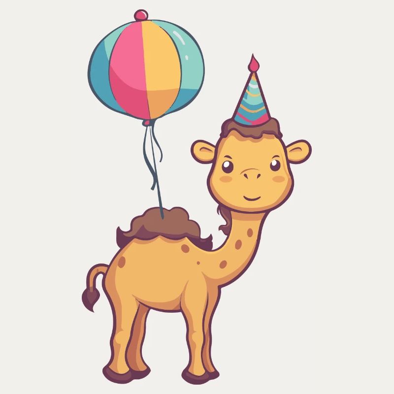 Kamel Geburtstag Comic