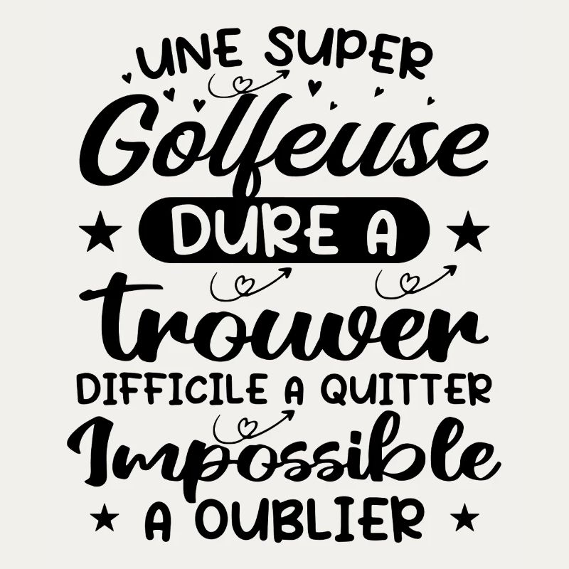 Une Super Golfeuse - Cadeau golfeuse