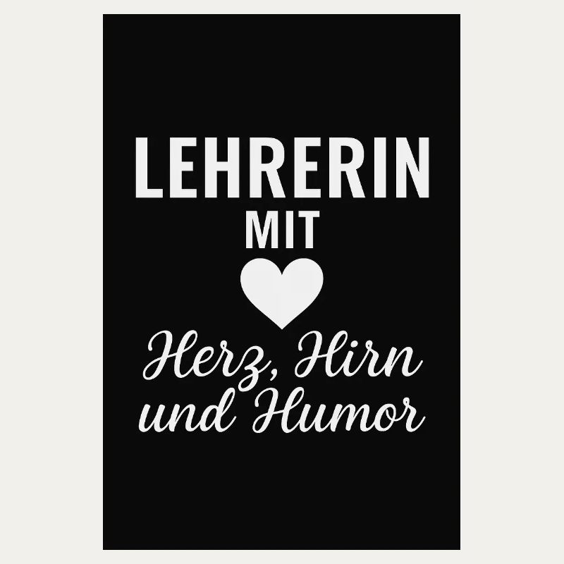 Teacher with Heart, Brain & Humor – Gift Idea
