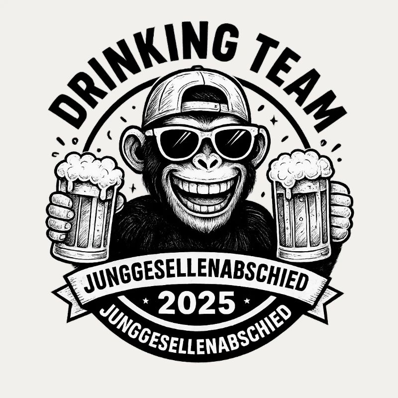 Junggesellenabschied Trinkteam Design