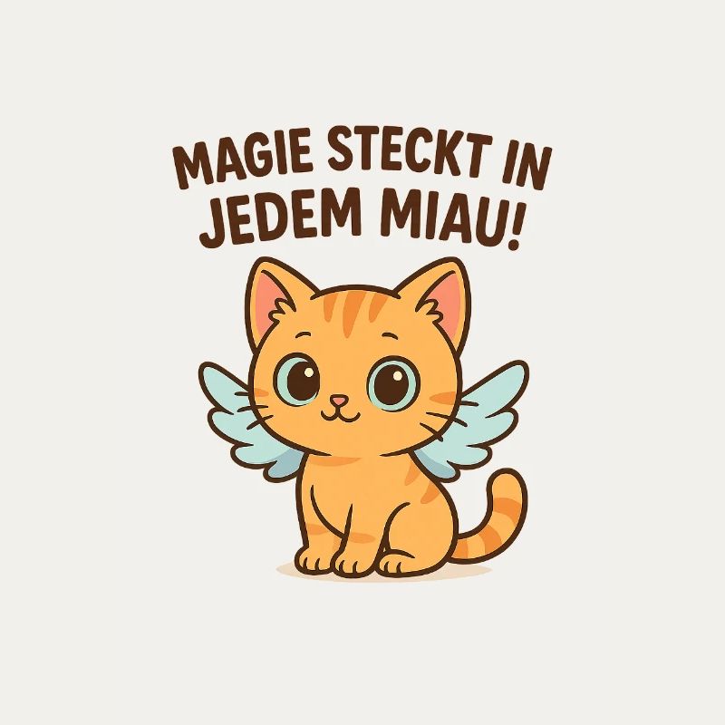 Magic Cat Meow with Wings