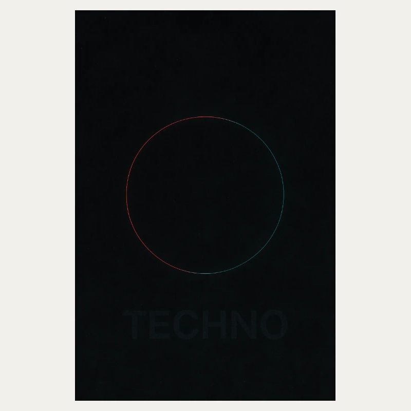 Techno in neon light