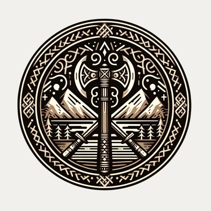 Wilson Vikings Shield Design