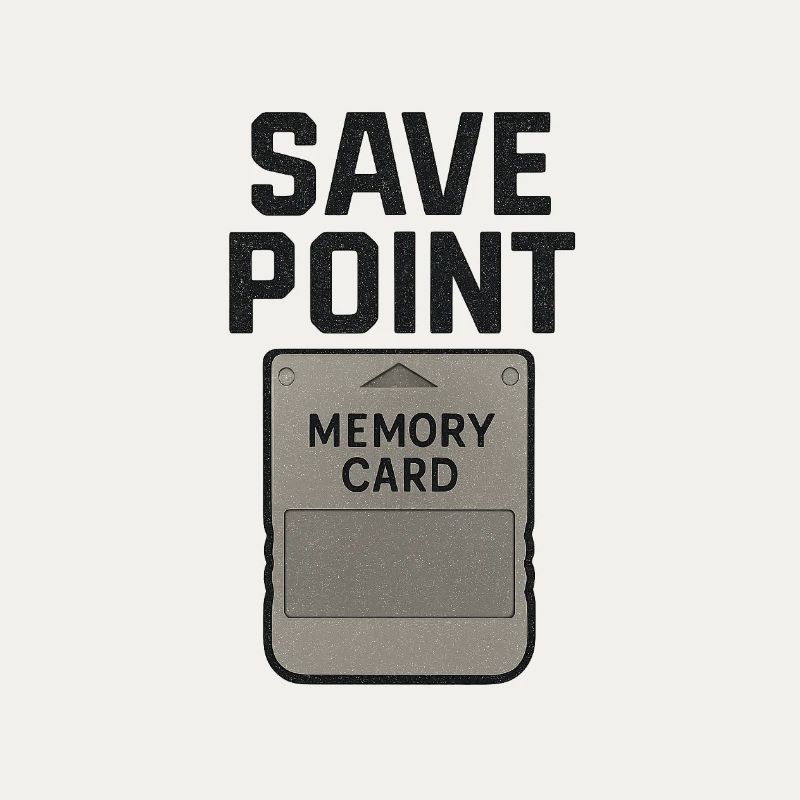 Memory Card Save Point Graphic Tee