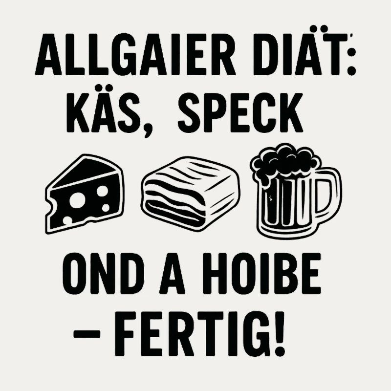 Fromage diète de l’Allgäu Bacon