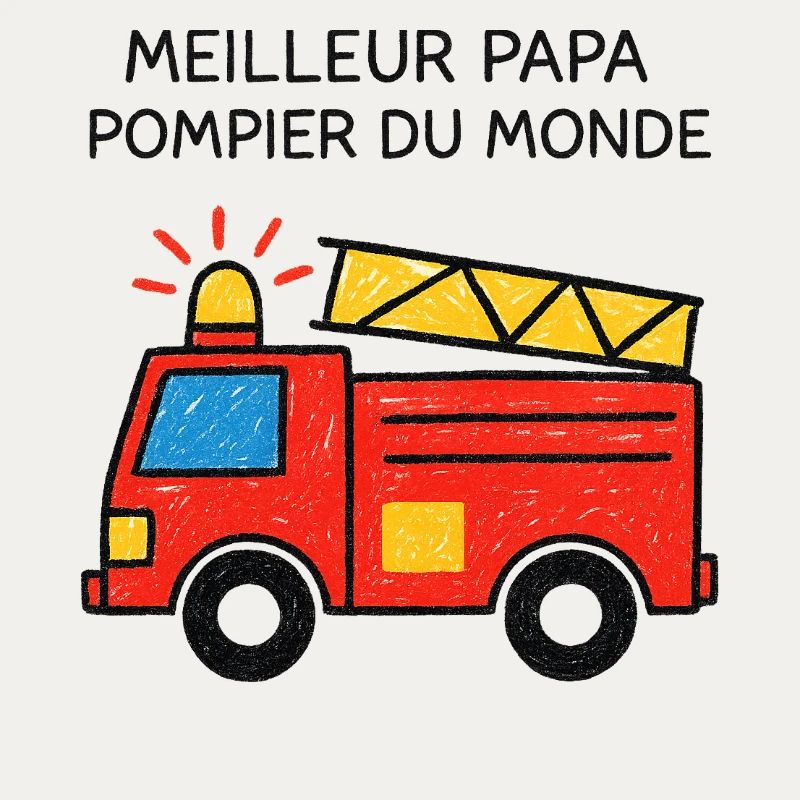 Meilleur papa pompier du monde