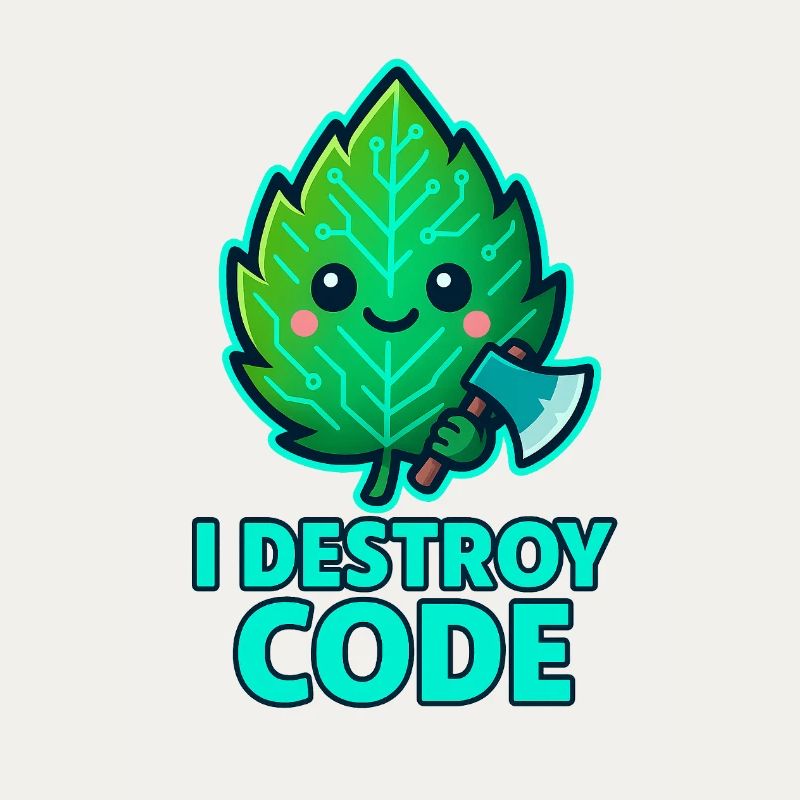 Green Leaf Code Warrior