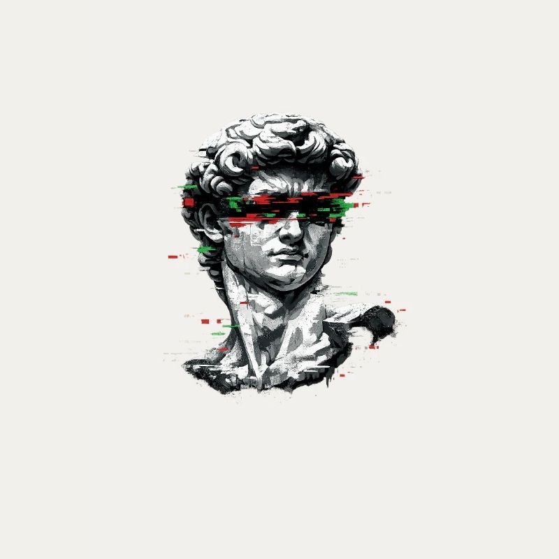 Bust Glitch Barock