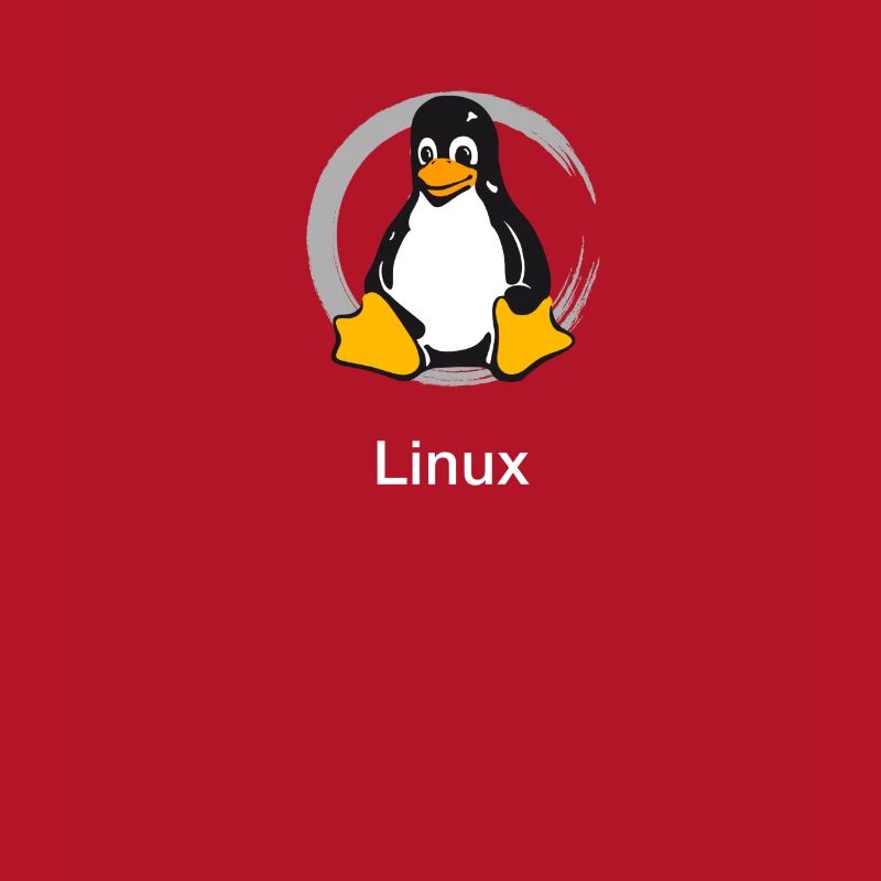 Ordinateur penguin nerd geek programmeur administrateur