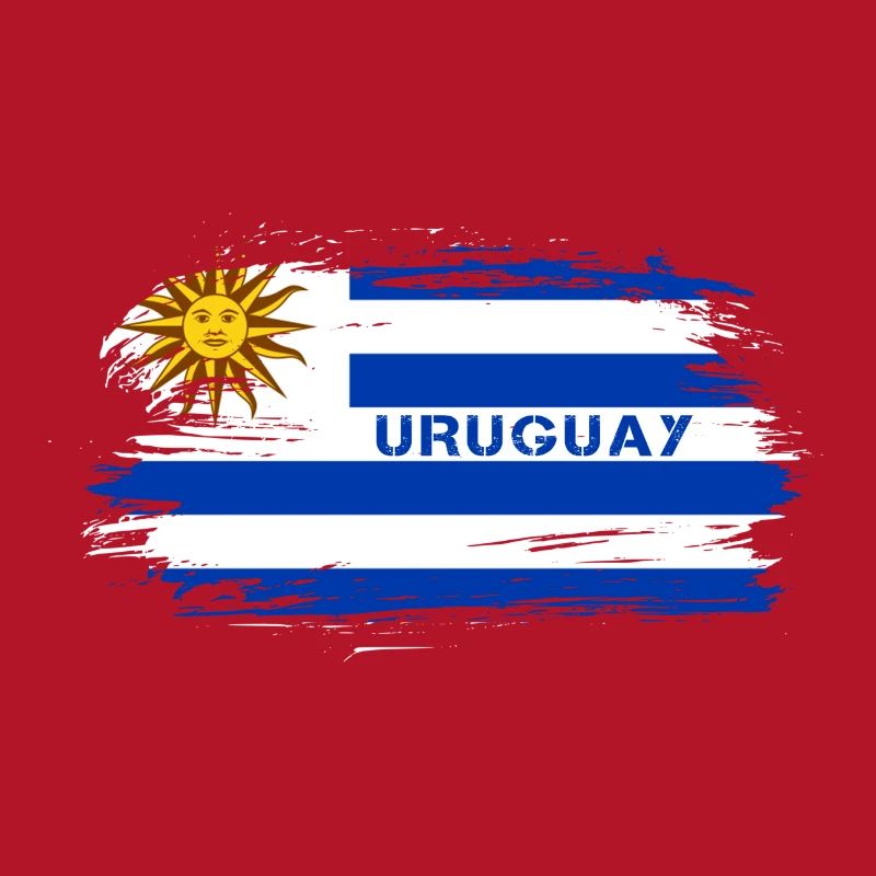 Uruguay Flaggen Design / Geschenkidee