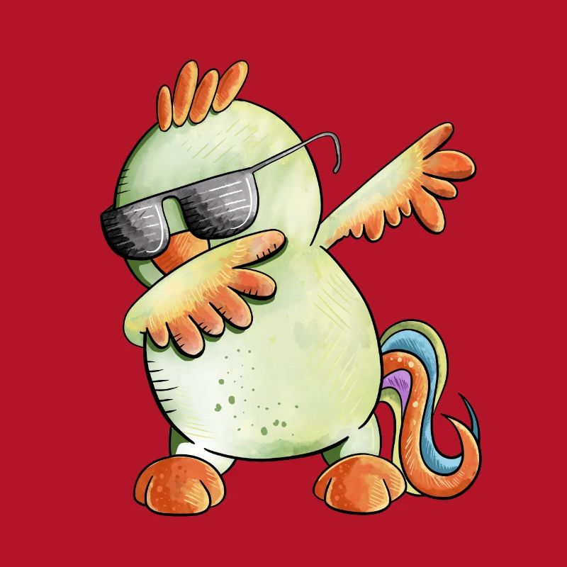 Dab Dance Rooster I Dabbendes Chicken