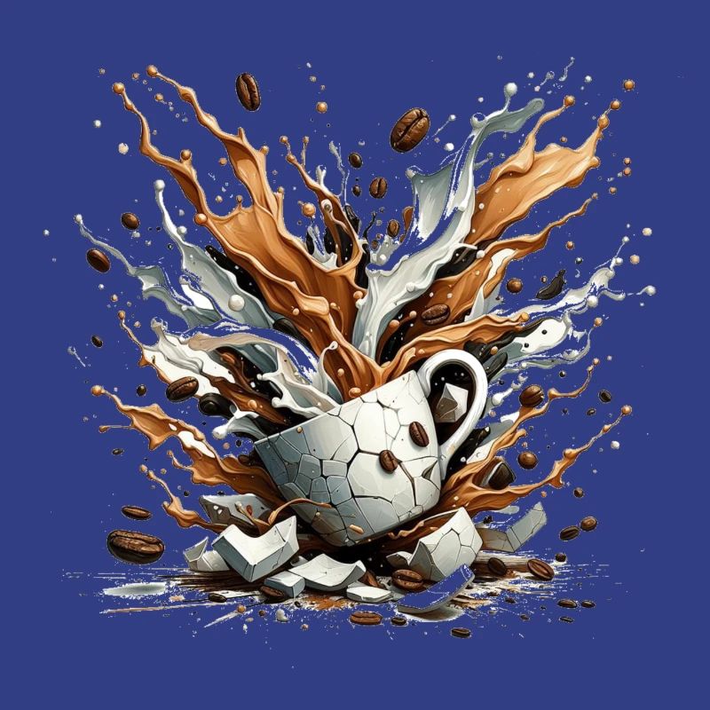 Exploded Coffee - 100 % caféine