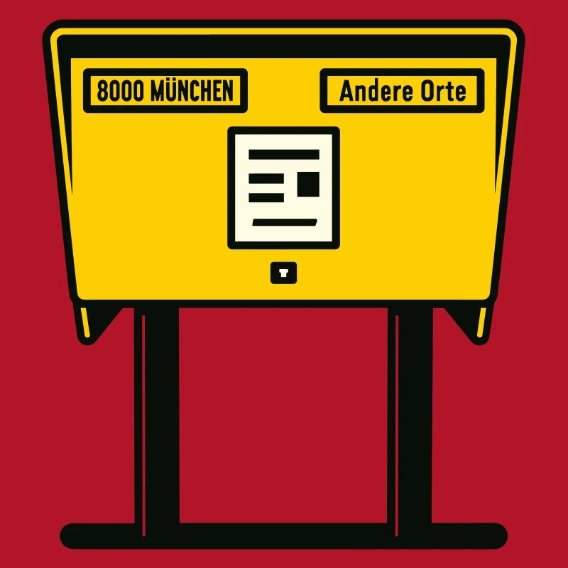 Munich Yellow Mailbox
