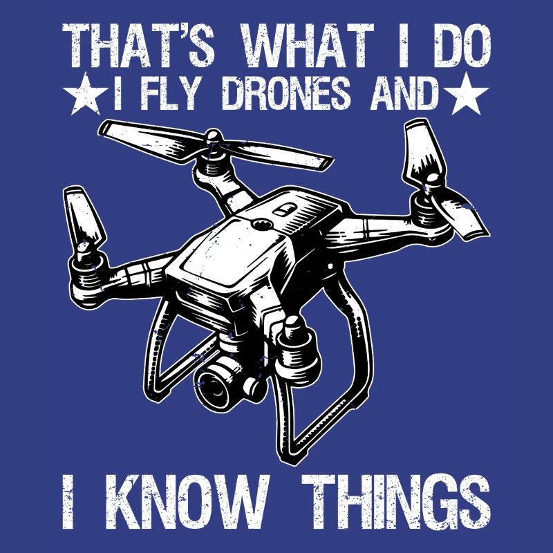 I Fly Drones And I Know Things Funny Drone Pilot 
