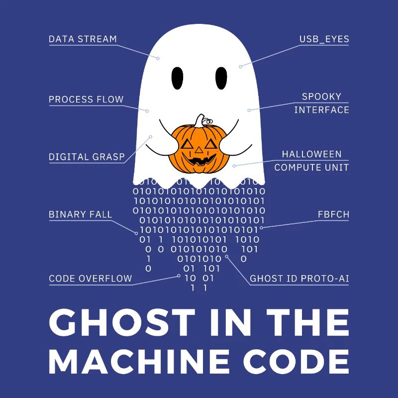 Funny Coder, Programmer Halloween T-Shirt