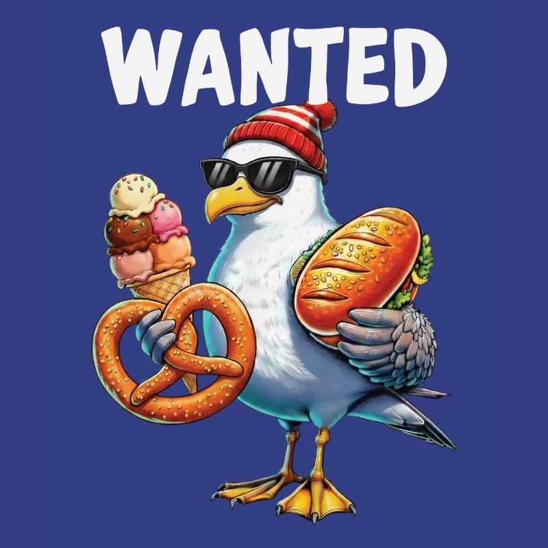 Gesucht Möwe Brezel Eiscreme