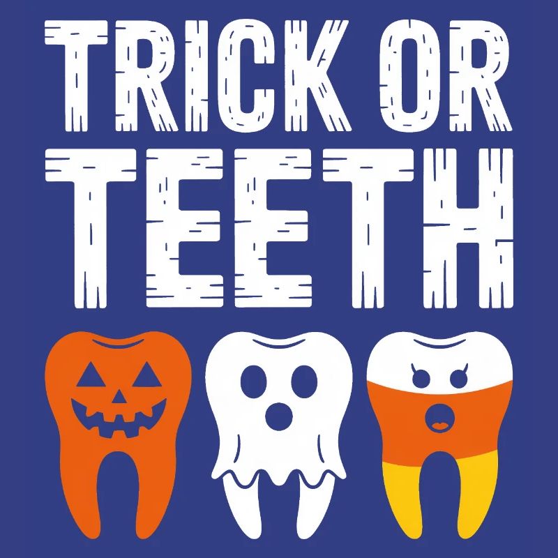 Trick oder Teeth Halloween-T-Shirt