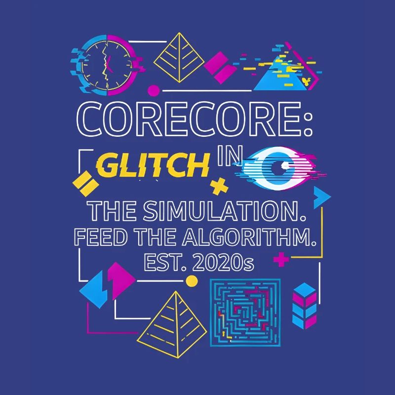 Corecore Glitch Simulation Algorithm Collage
