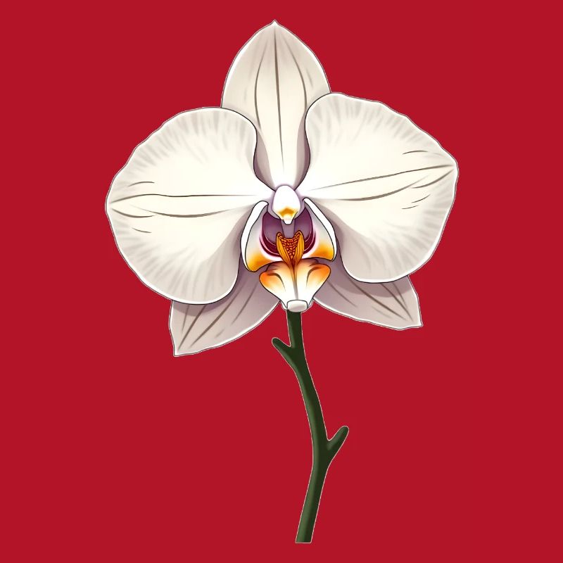 Orchidée blanche