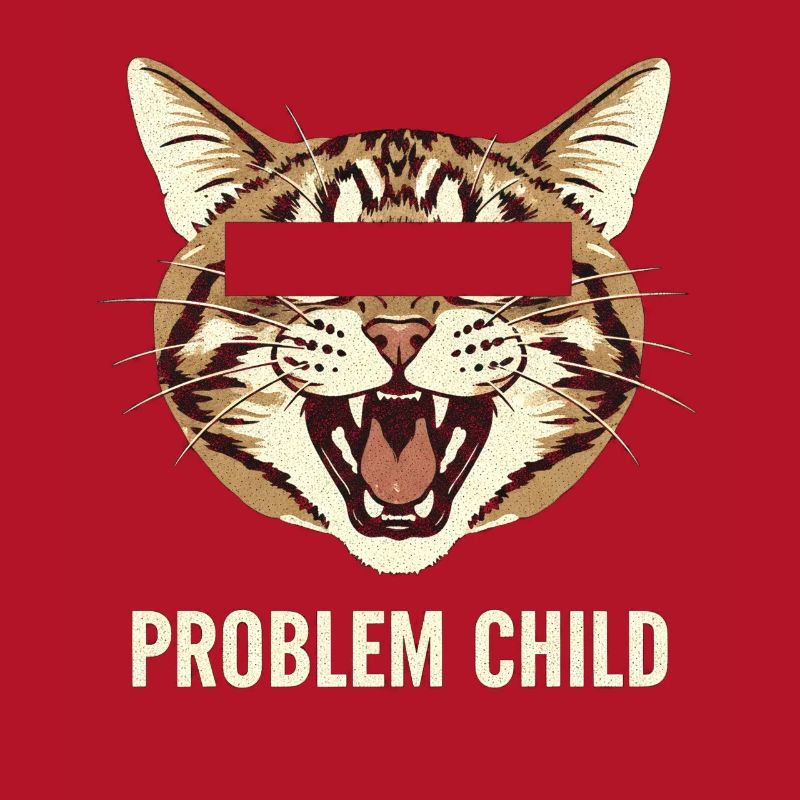 Problem Child Cat Motif