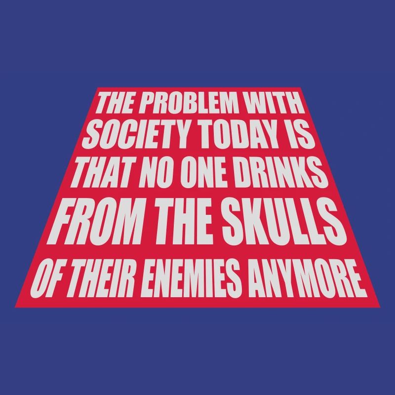 drinks from enemies skulls