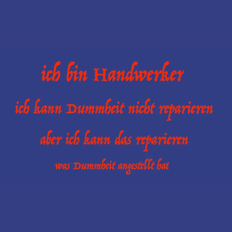 ich bin Handwerker