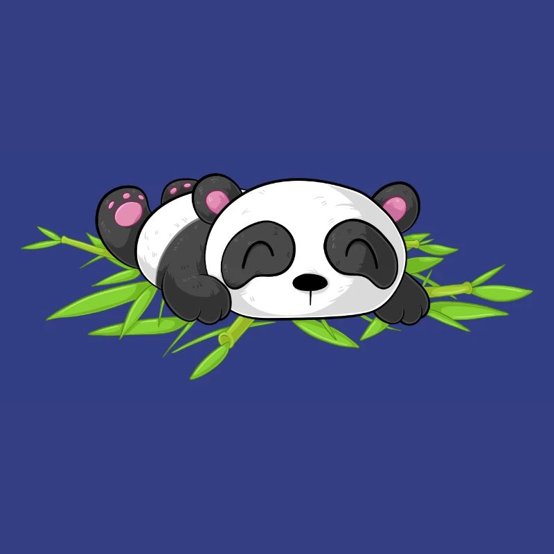Sleeping Comic Panda