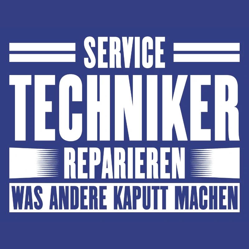 Service Technician Support Solution Slogan Service