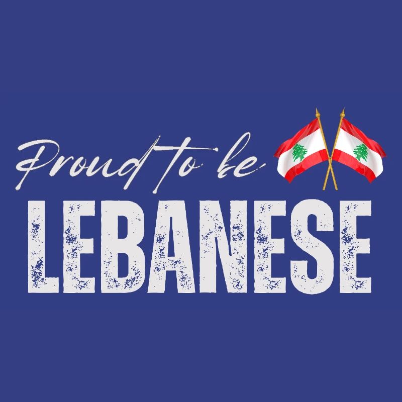 Libanese stolz, ich liebe den Libanon