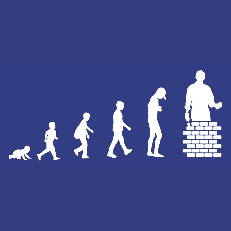 Évolution du bébé au maçon / métier