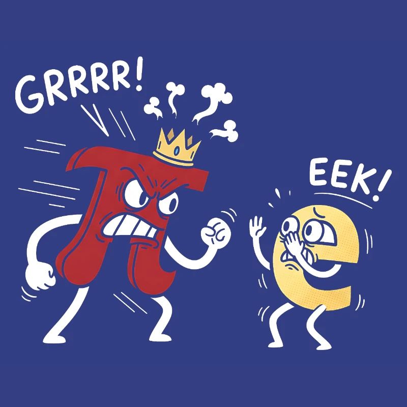 Mathematics Constants Pi Threatened e Comic