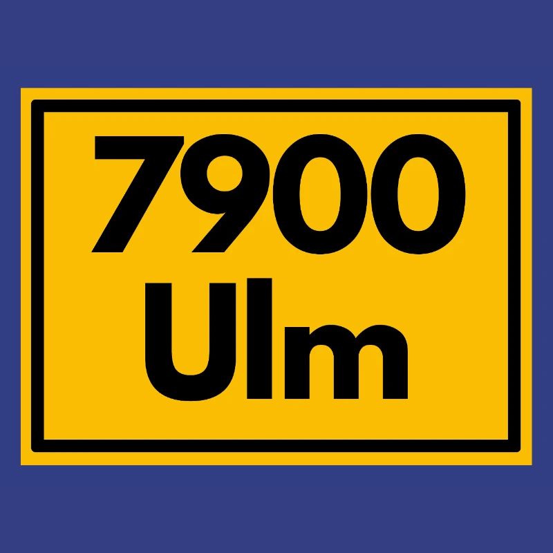 OLD POSTCODE POSTCODE RETRO 7900 ULM MÜNSTERSTADT