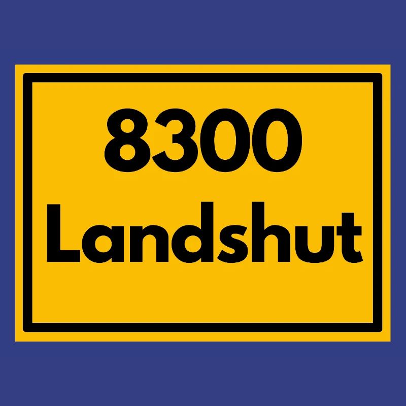 OLD POSTCODE POSTCODE RETRO 8300 LANDSHUT BAVARIA