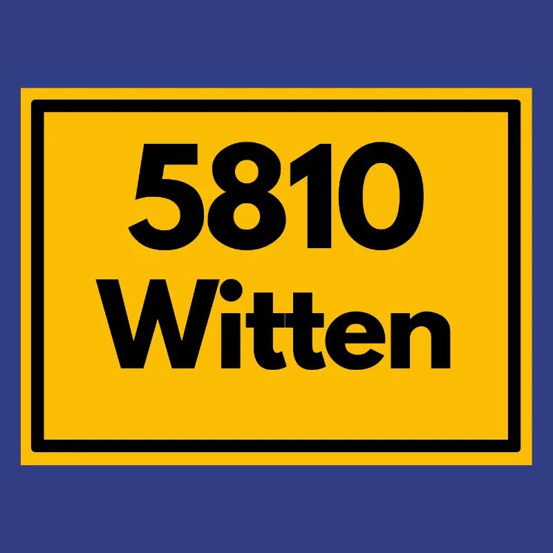 OLD POSTCODE POSTCODE RETRO 5810 WITTEN RUHRGEBIET
