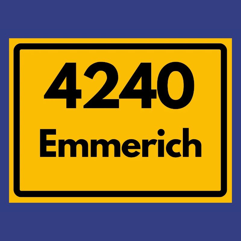 OLD POSTCODE POSTCODE RETRO 4240 EMMERICH – RHEIN