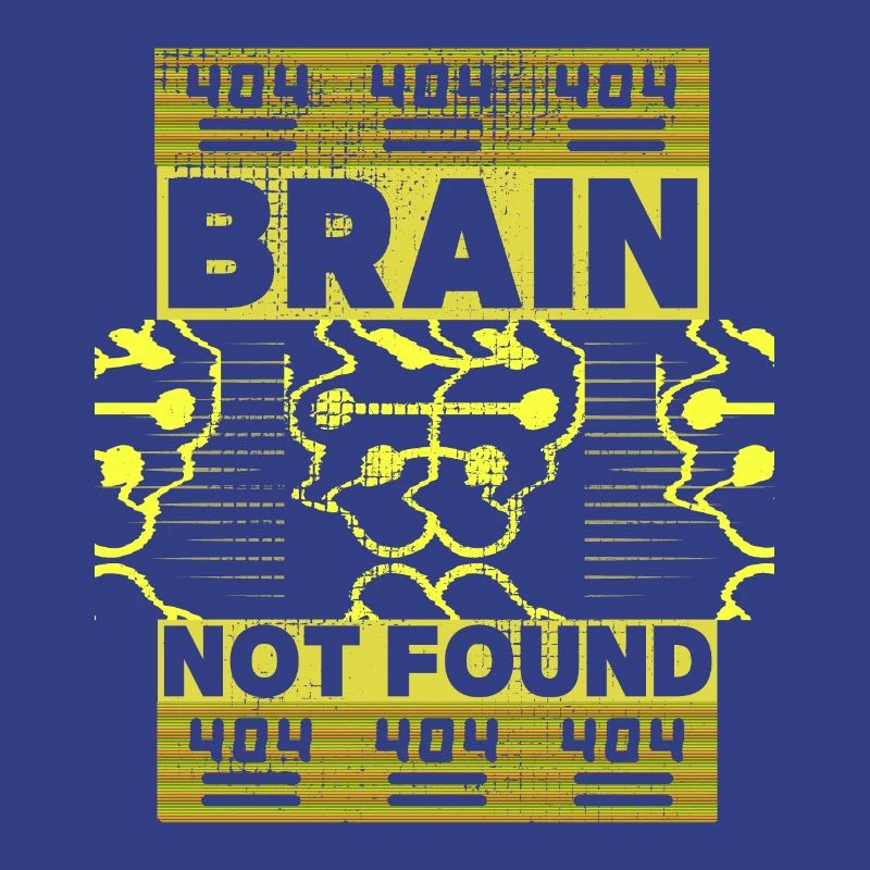 404-html error, Computer-Nerd, lustiger Spruch