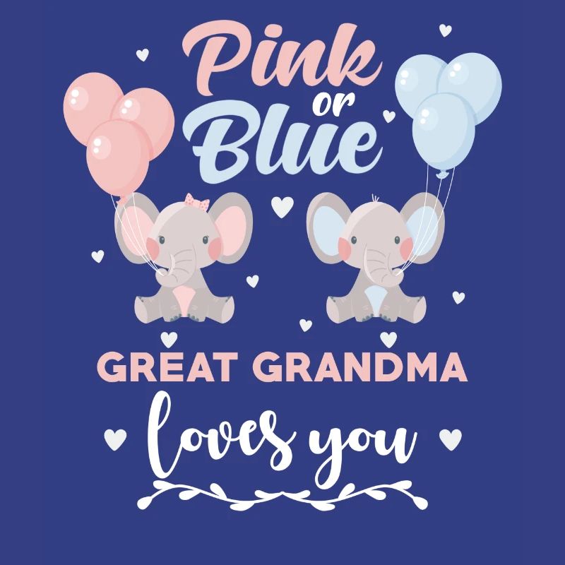 Rosa Oder Blauer Urgroßmutter Elefant