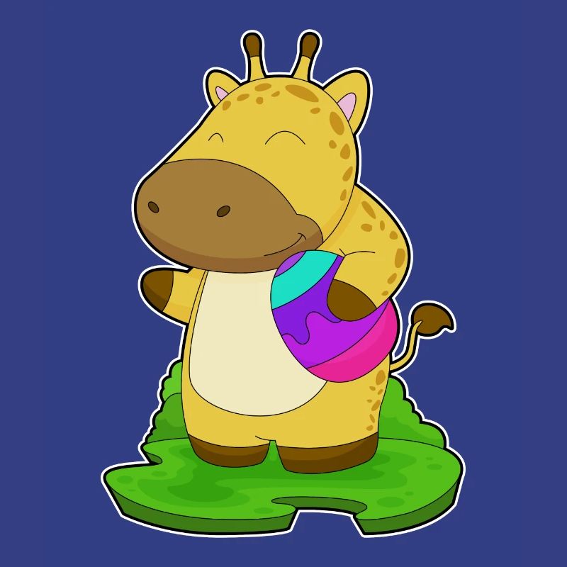 Giraffe Easter Easter Egg