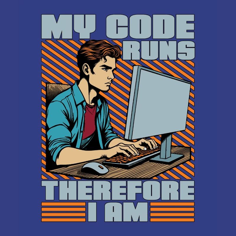 Coder My Code Runs Therefore I Am Web Developer