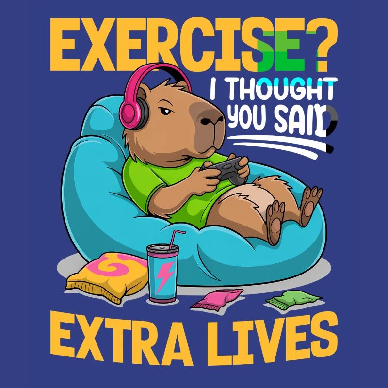 Capybara Gamer Gaming