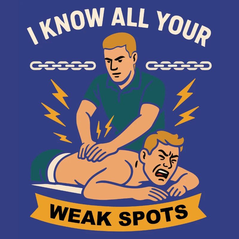 Physiotherapists know all their weak points
