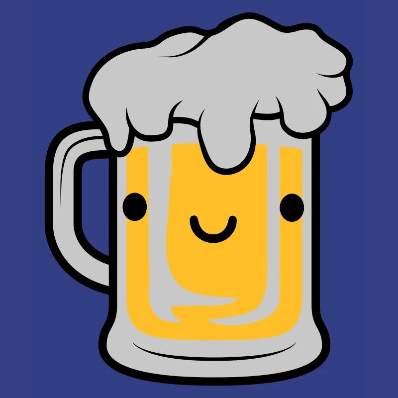 Süßes Bier Gesicht