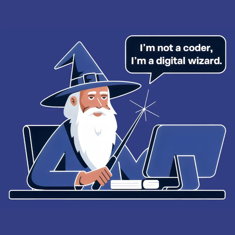 I'm Not a Coder I'm a Digital Wizard Programmer