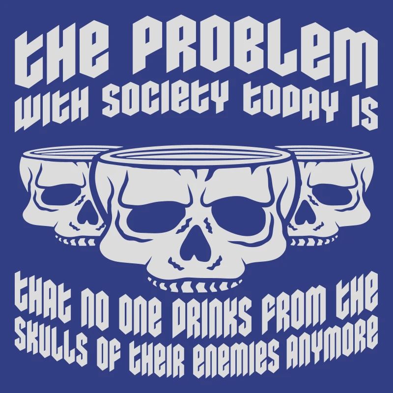 drinks from enemies skulls