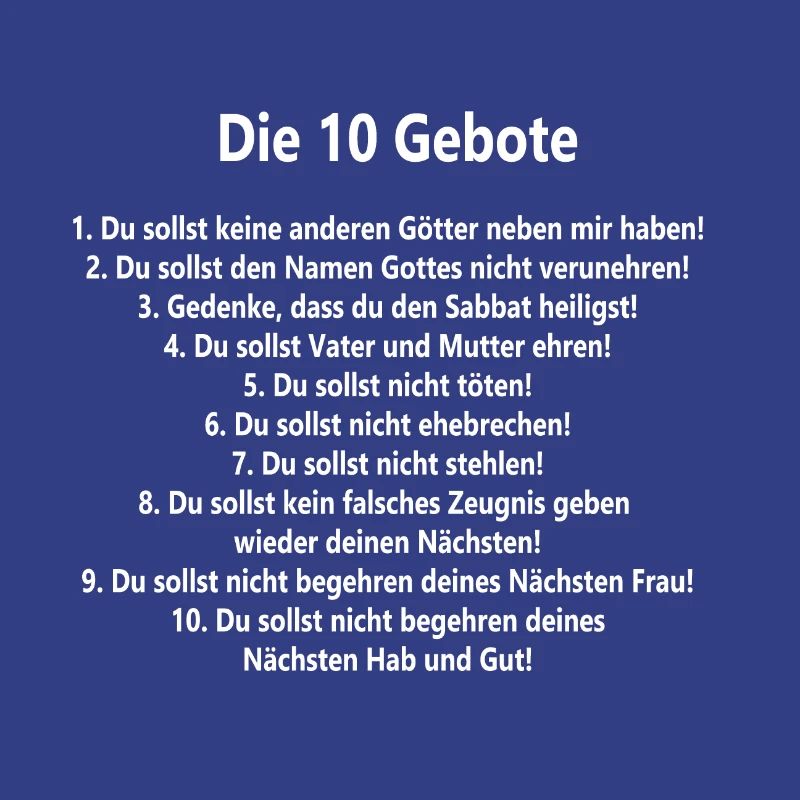 10 Commandments
