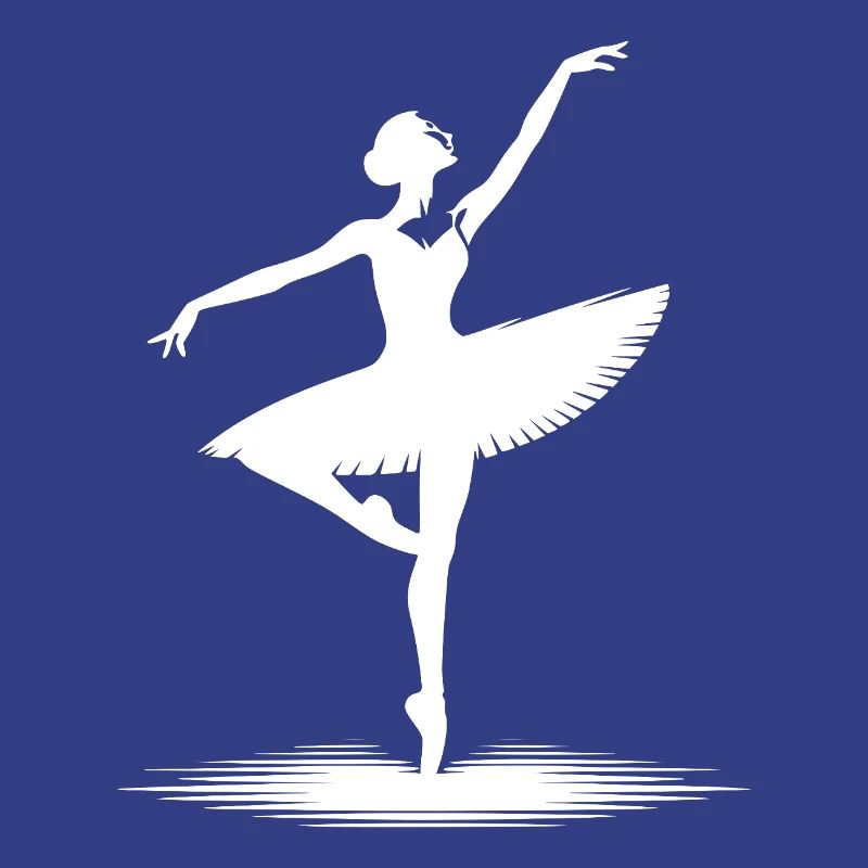 Aesthetic dance design with classical pose