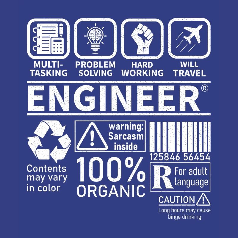 engineer multitasking problem solving hard working