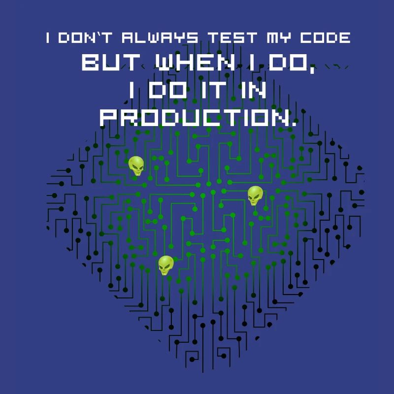 test code nerd joke proverbe pc programmeur geek i